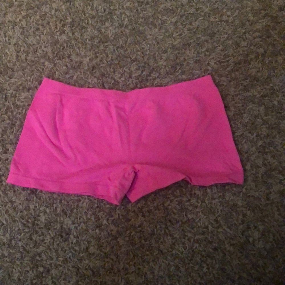 Pink spandex
